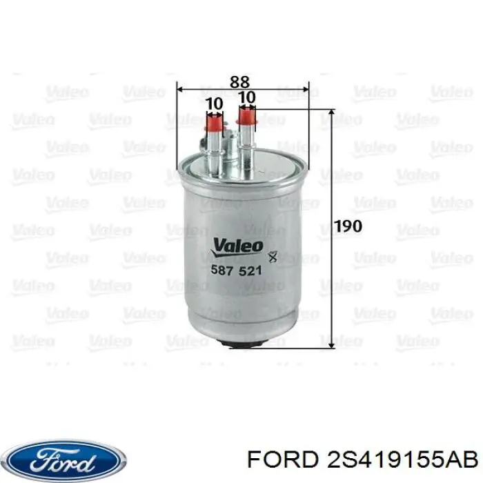 2S419155AB Ford filtro combustible