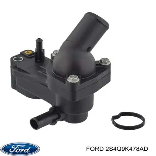 2S4Q9K478AD Ford Caja del termostato