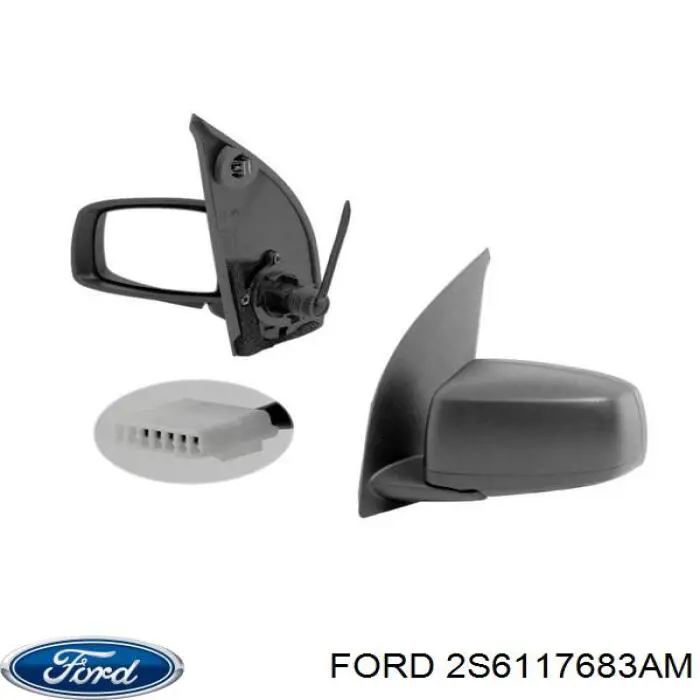 Comprar 2S6117683AM Ford Espejo de retrovisor izquierdo