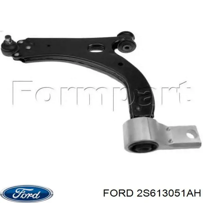 2S613051AH Ford barra oscilante, suspensión de ruedas delantera, inferior izquierda