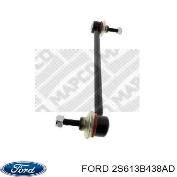 2S613B438AD Ford soporte de barra estabilizadora delantera