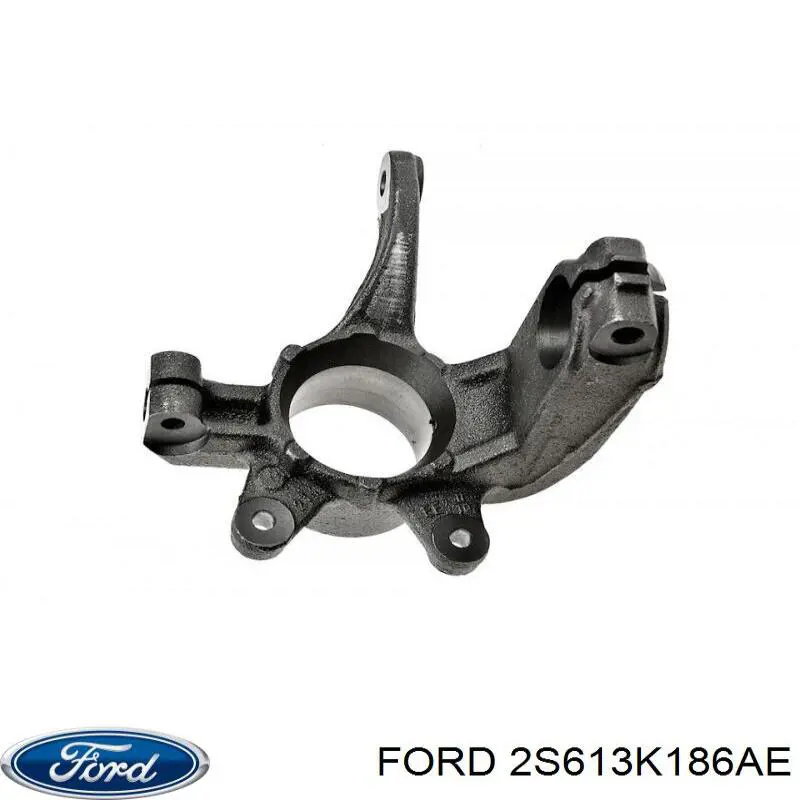 2S613K186AE Ford Mangueta delantera izquierda