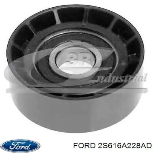 2S616A228AD Ford tensor de correa poli v