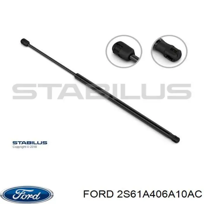 Amortiguador de maletero Ford 2S61A406A10AC precio, desde 14,63 EUR