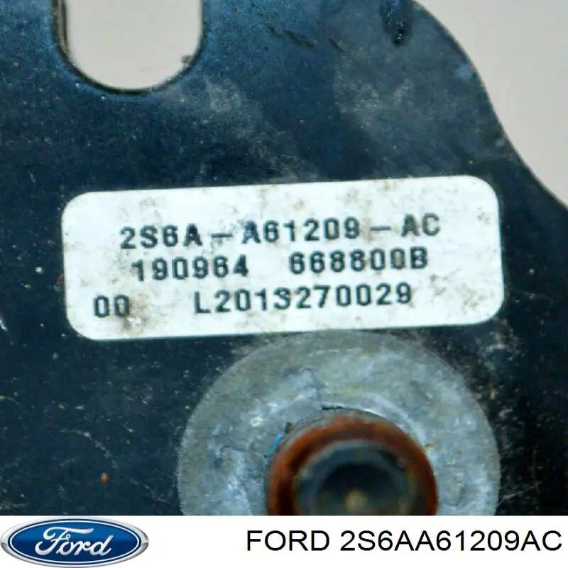 2S6AA61209AC Ford palanca delantera izquierda de el cinturon de seguridad