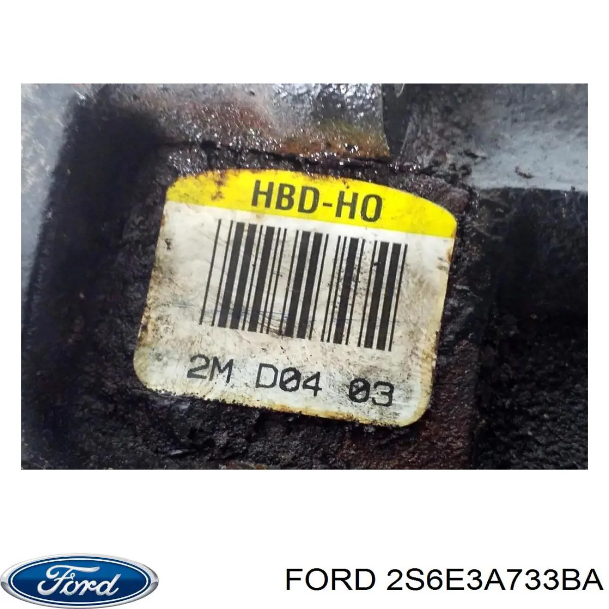 Polea de la bomba de dirección asistida 2S6E3A733BA Ford
