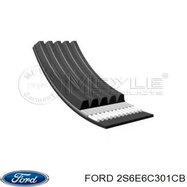 2S6E6C301CB Ford Correa poly v