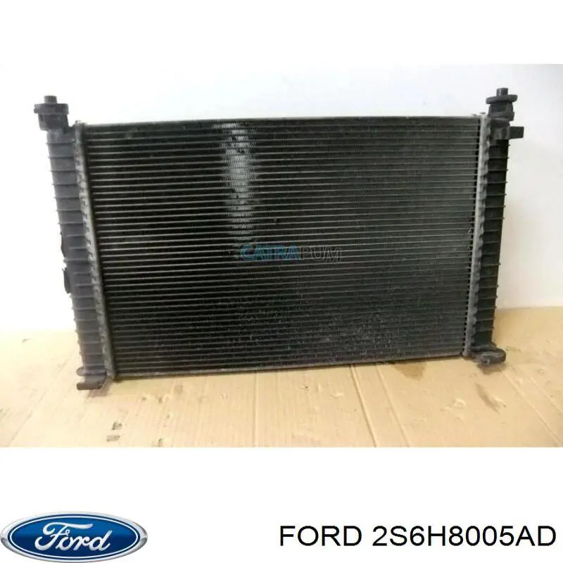 2S6H8005AD Ford radiador