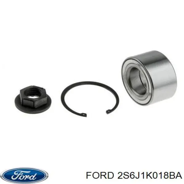 2S6J 1K018-BA Ford cojinete de rueda delantero