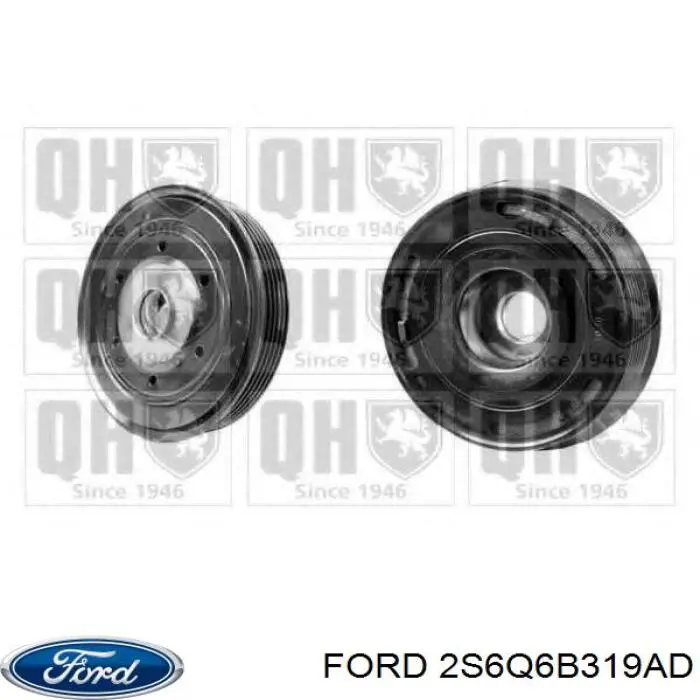 Polea del cigüeñal Ford 2S6Q6B319AD precio, desde 56,63 EUR