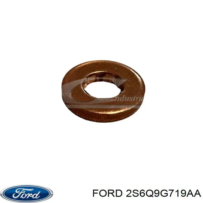 2S6Q9G719AA Ford soporte para fijar los tubos de retorno de los inyectores