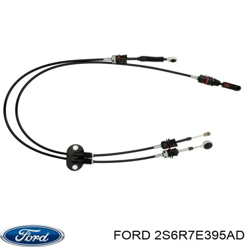 2S6R7E395AD Ford cables de caja de cambios