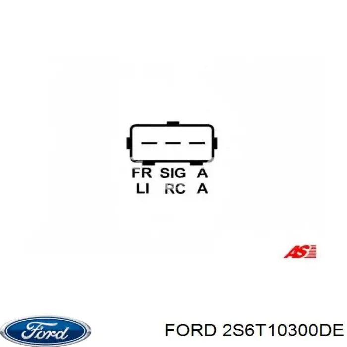 2S6T10300DE Ford alternador