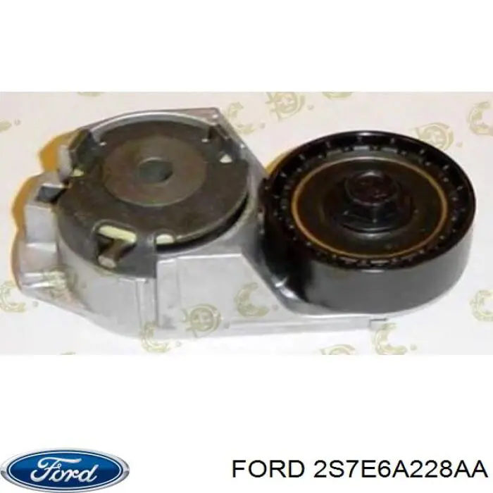 Comprar 2S7E6A228AA Ford Tensor de correa poli V 