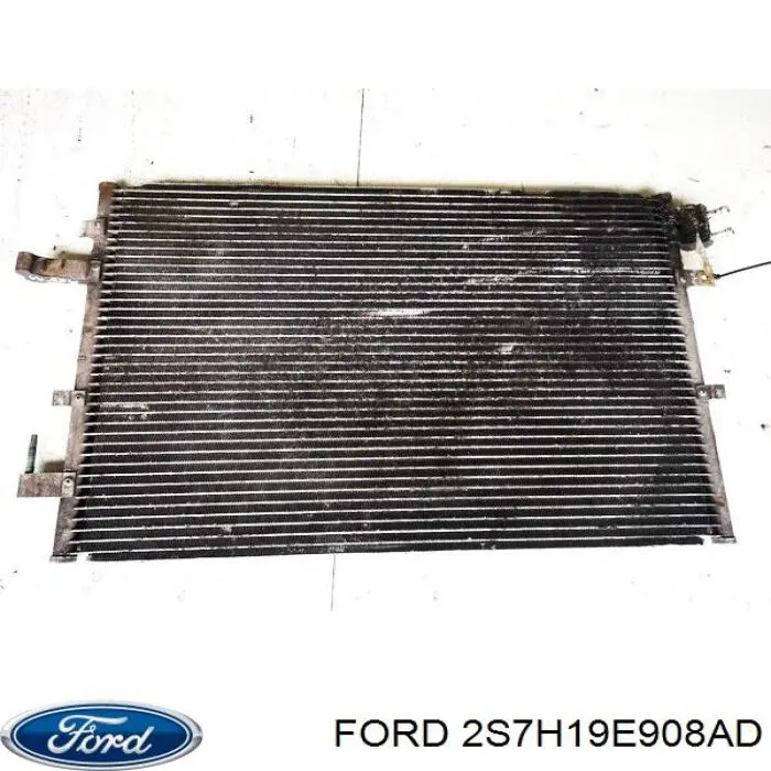 2S7H19E908AD Ford condensador aire acondicionado