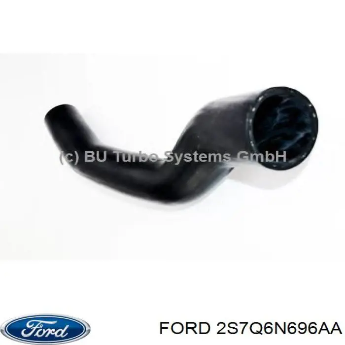 2S7Q6N696AA Ford tubo flexible de aire de sobrealimentación superior derecho