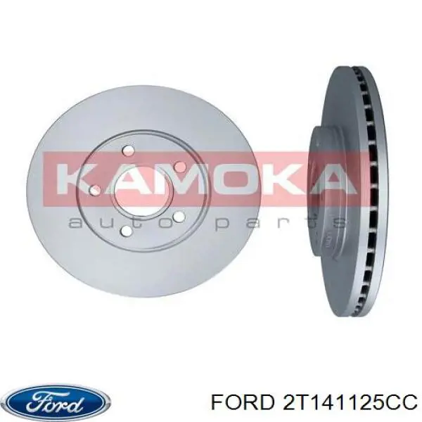 Disco de freno 2T141125CC Ford