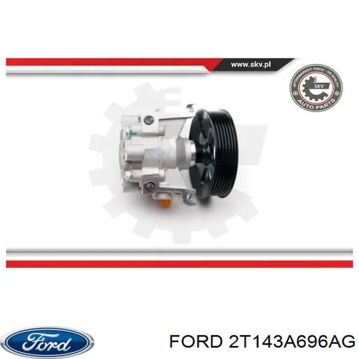 Bomba de dirección hidráulica Ford 2T143A696AG