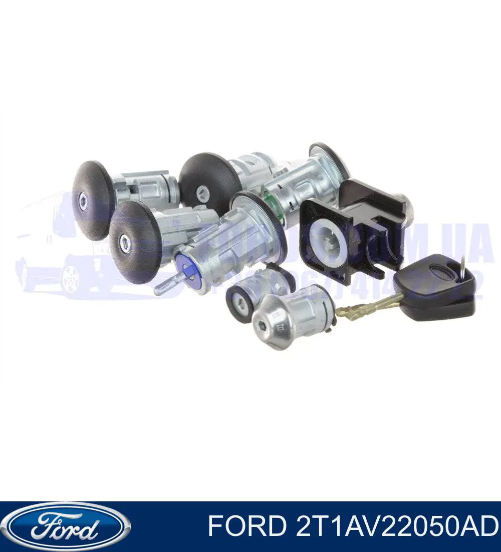 Juego de cilindros de cerradura Ford 2T1AV22050AD precio, desde 78,39 EUR