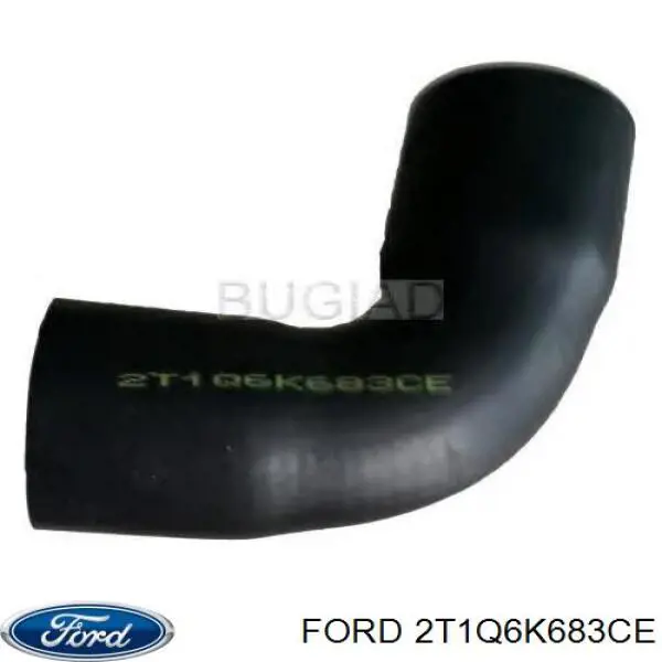 2T1Q6K683CE Ford tubo flexible de aire de sobrealimentación superior derecho