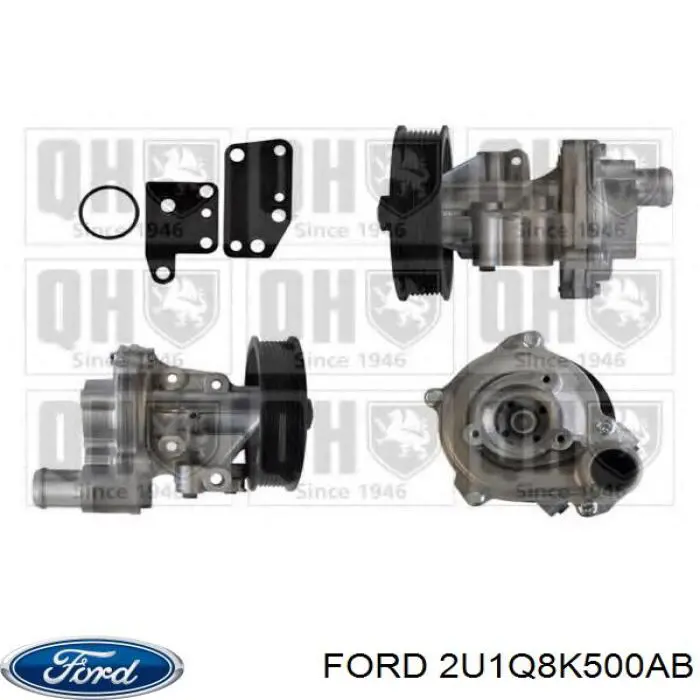 2U1Q8K500AB Ford bomba de agua