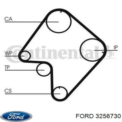 3256730 Ford correa distribución