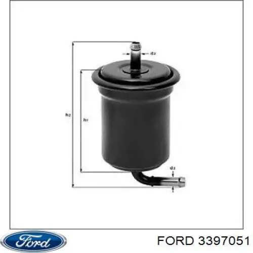 3397051 Ford filtro de combustible