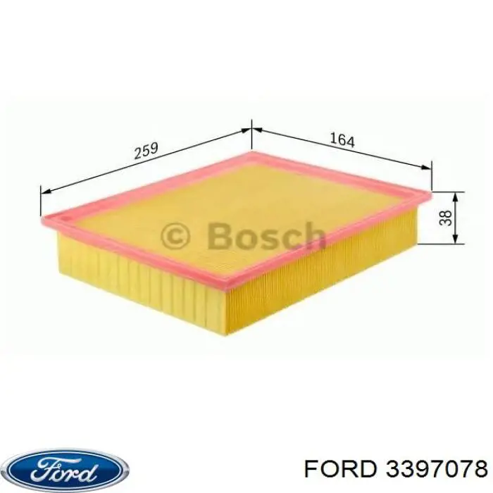3397078 Ford filtro de aire