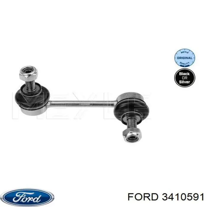 3410591 Ford barra estabilizadora delantera derecha