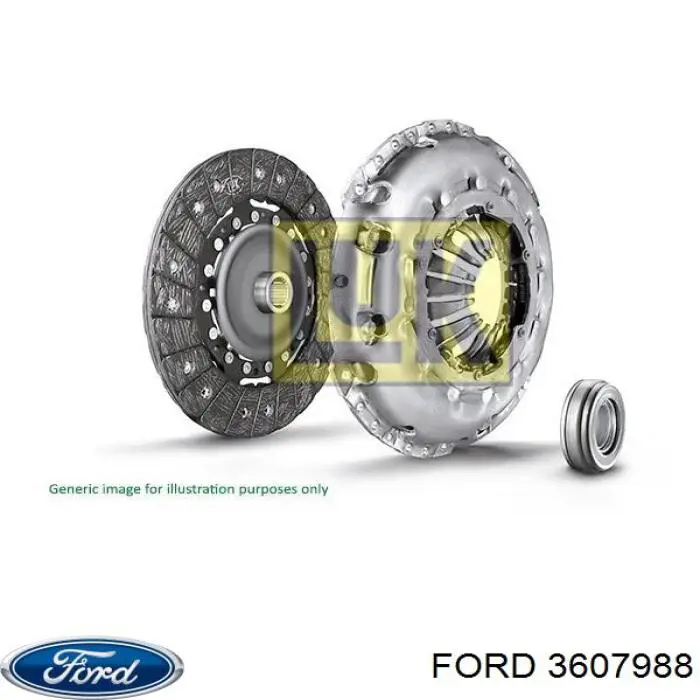 3607988 Ford cojinete de desembrague