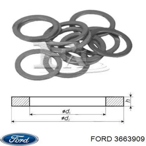 Umbral exterior izquierdo Ford 3663909 precio, desde 191,26 EUR