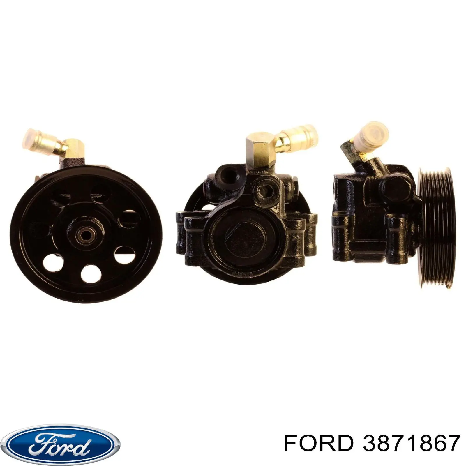 3871867 Ford bomba hidráulica de dirección