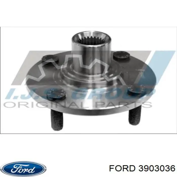 3903036 Ford cubo de rueda delantero
