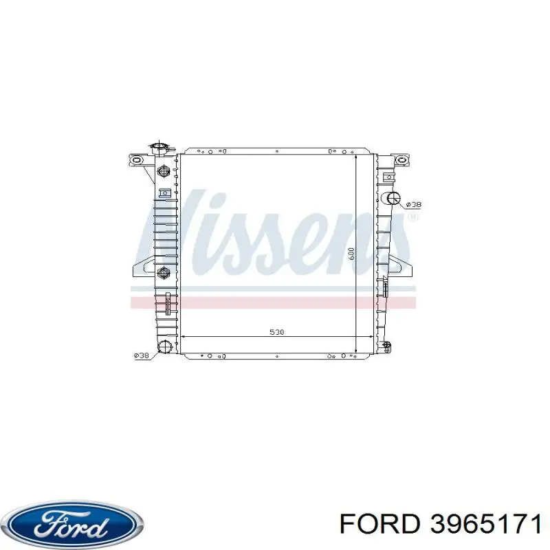 3965171 Ford radiador