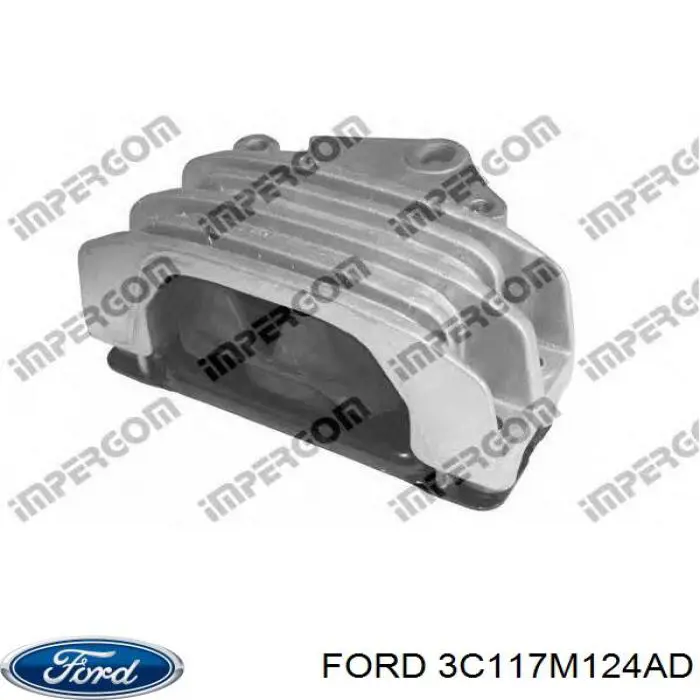 Comprar 3C117M124AD Ford Soporte izquierdo del motor