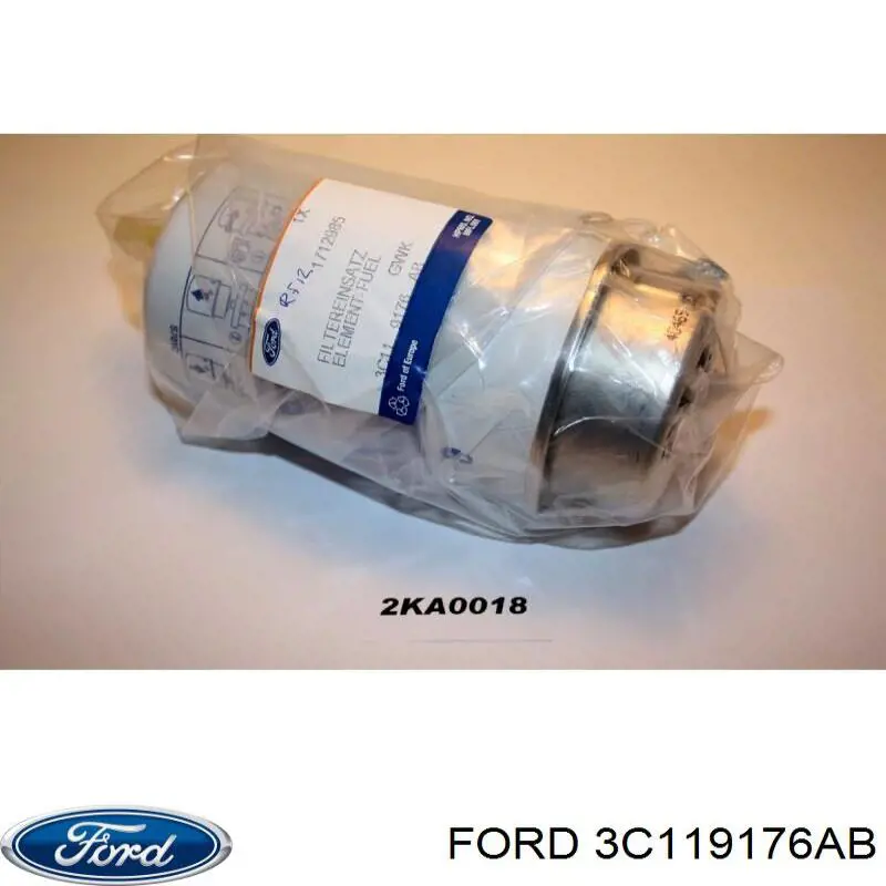 3C119176AB Ford filtro de combustible
