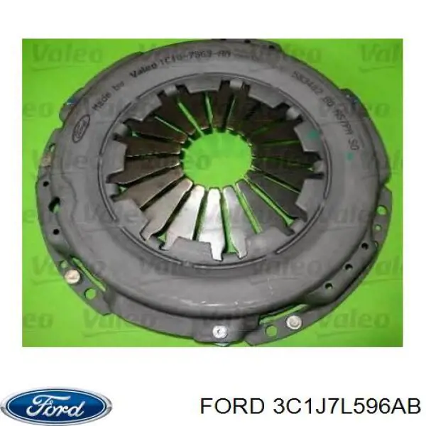 3C1J7L596AB Ford kit de embrague (3 partes)