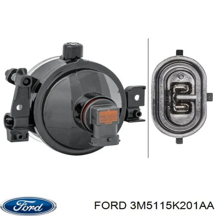 Faro antiniebla derecho Ford 3M5115K201AA precio, desde 23,14 EUR