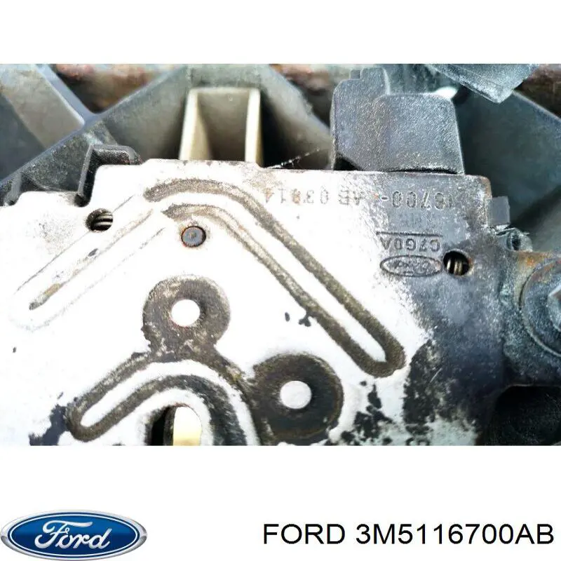 Cerradura del capó de motor Ford 3M5116700AB