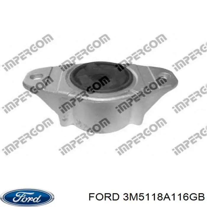 3M5118A116-GB Ford soporte amortiguador trasero