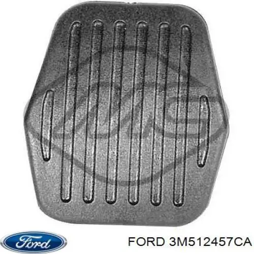 1234292 Ford revestimiento del pedal, pedal de embrague