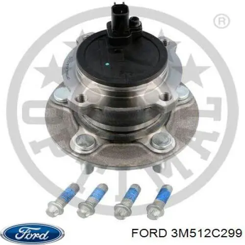 Comprar 3M512C299 Ford Cubo de rueda, Eje trasero