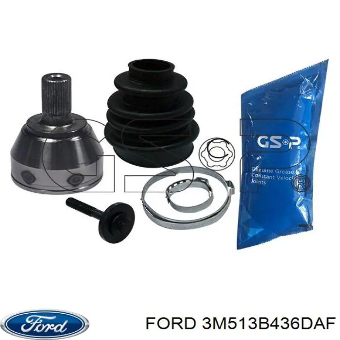 Comprar 3M513B436DAF Ford Semieje delantero derecho
