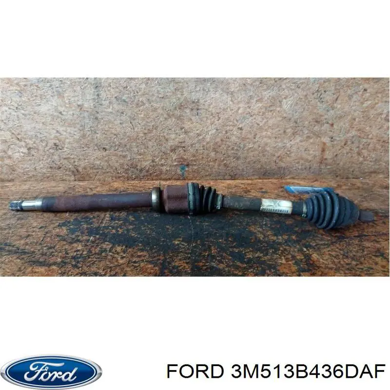 3M513B436DAF Ford Semieje delantero derecho