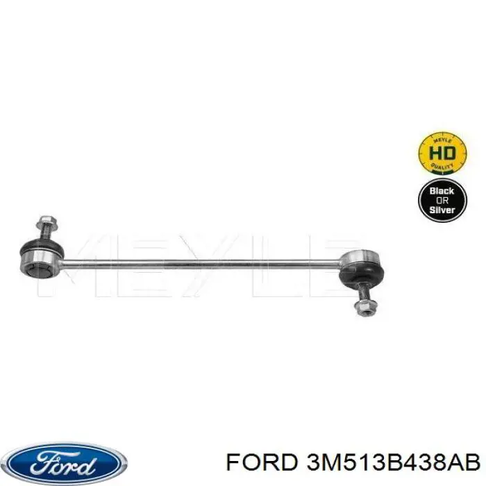 3M513B438AB Ford soporte de barra estabilizadora delantera