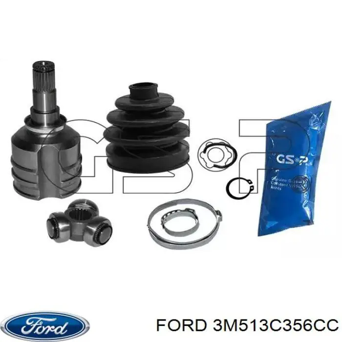 3M513C356-CC Ford junta homocinética interior delantera izquierda