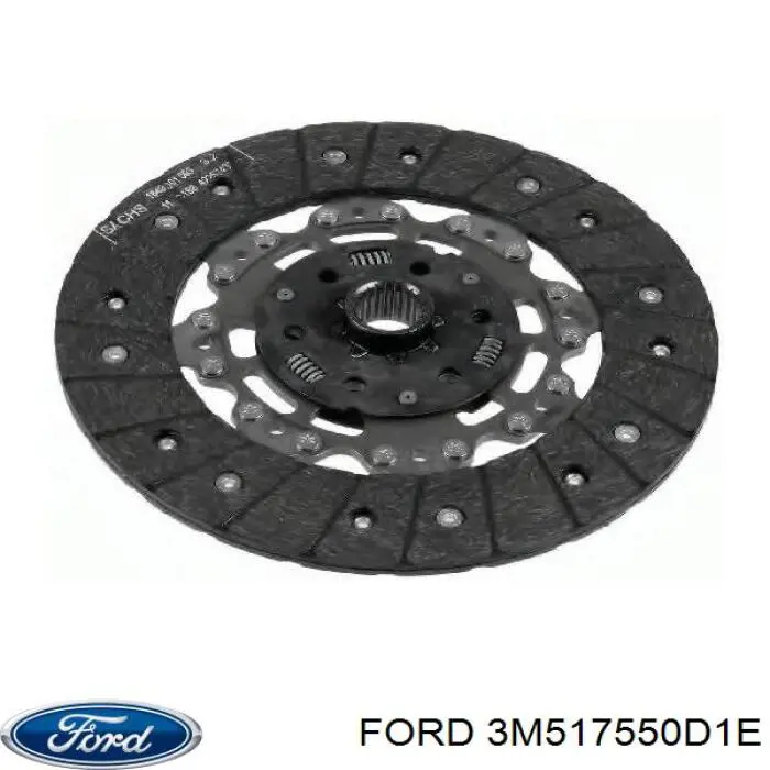 3M517550D1E Ford disco de embrague