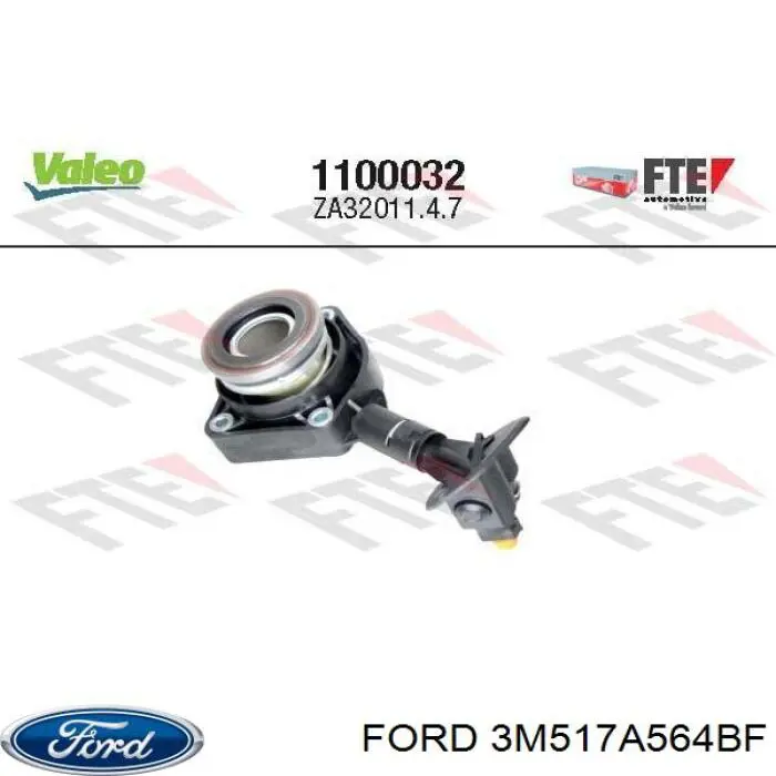 Desembrague central, embrague Ford 3M517A564BF precio, desde 47,56 EUR