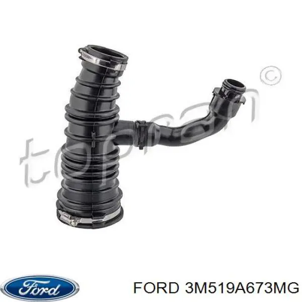 Conducto de aire, salida del filtro de aire 3M519A673MG Ford