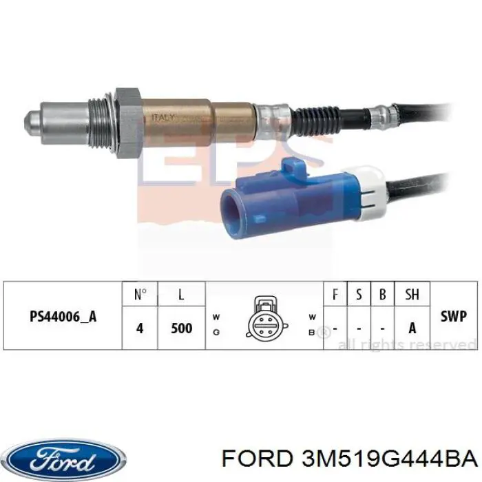 90043 NGK Sensor de oxígeno previo al catalizador